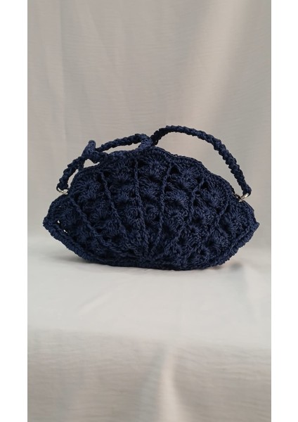 El Yapımı Hasır Istiridye Plaj / Omuz Çantası