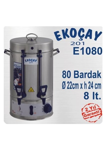 makinası 80 Bardak 8 Lt
