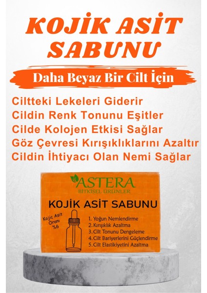 Kojic Asit Sabunu, Zerdeçal ve Kojik Asit Içeren Leke Karşıtı Beyazlatıcı Kojik Asit Sabunu