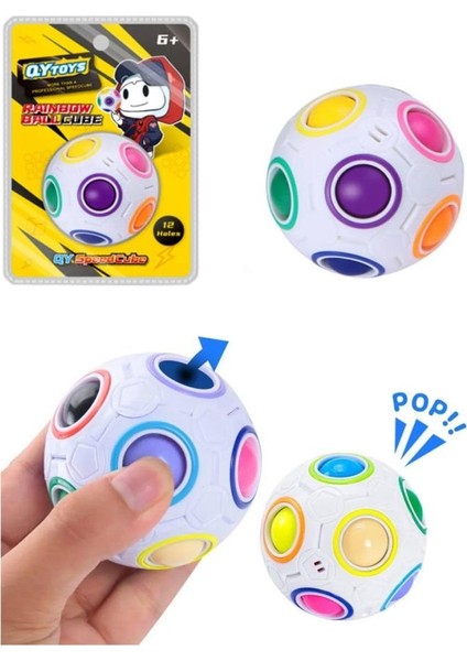 Nessiworld EQY949 Qy Rainbow Ball Küp -Başeltoys