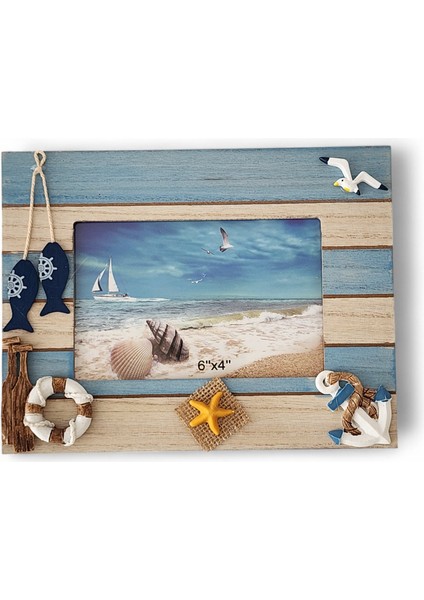 Deniz Temalı Çerçeve 22 cm x 18 cm