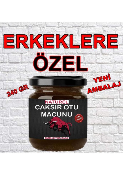 Çakşır Otu Macunu ( Özel Üretim ) Yeni Ambalaj 240 gr