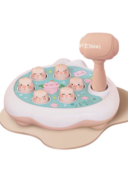Ördek/kurbağa/domuz Bebek Oyuncağı Montessori Öğrenme Oyunu 12-24 Aylık Erkek/kız Çocukları Için Çekiçli Eğitici Hediye (Yurt Dışından)