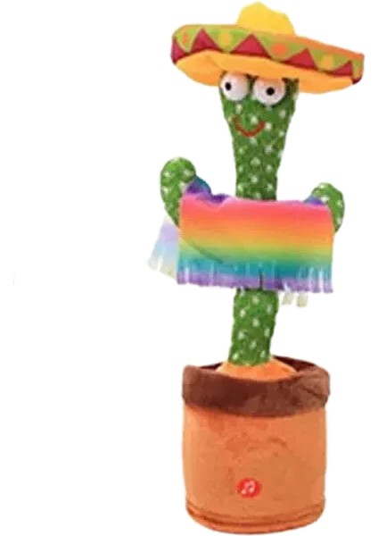 1 Adet Peluş Oyuncak Ev Dekorasyonu Çocuklar Için Noel Hediyeleri Dans Eden Konuşan Kaktüs Oyuncakları Bebek Erkek ve Kız Çocukları Için (Yurt Dışından)