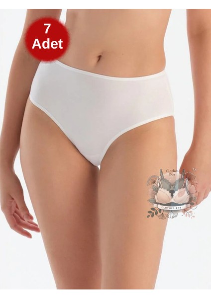 Yüksek Bel Yumuşak Kadın Külot 7'li Paket fiyatları
