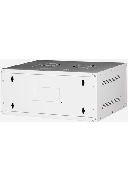 - 4u 19" Cam Kapaklı Duvar Tipi Rack Kabinet – Genişlik: 544 mm | Derinlik: 400 mm – Açık Gri (Demonte)