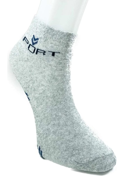 12 Çift Pamuklu Erkek Yazlık Spor Bilek Çorap Siyah Gri Lacivert fırsatları