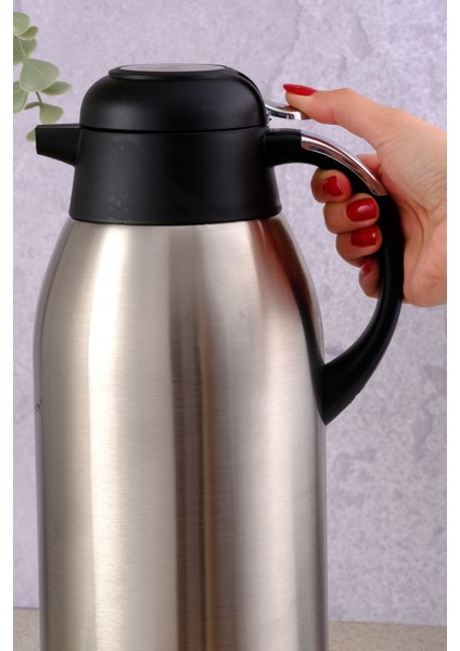 Png-1300B Paslanmaz Çelik Çay Termosu 3 Litre Çift Katlı