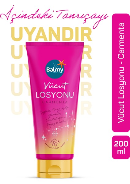 Carmenta Nemlendirici Vücut Losyonu, Narenciye ve Sıcak Odunsu Kokular 200 ml
