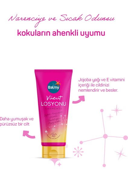 Carmenta Nemlendirici Vücut Losyonu, Narenciye ve Sıcak Odunsu Kokular 200 ml modelleri