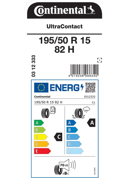 195/50 R15 82H Uc Oto Yaz Lastigi (Üretim YILI:2024)