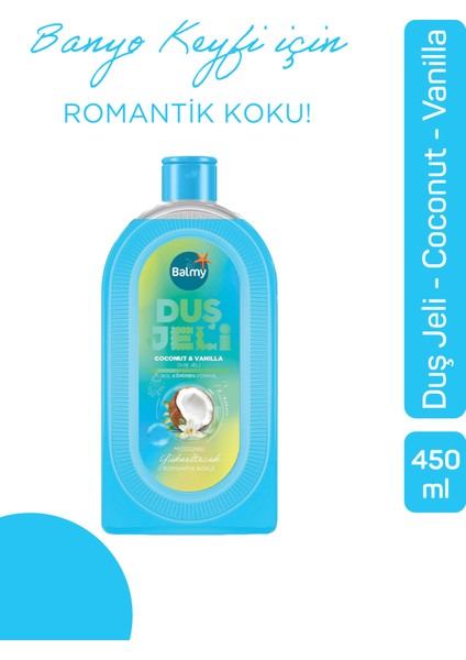 Nemlendirici Hindistan Cevizi & Vanilya Aromalı Duş Jeli 450 ml