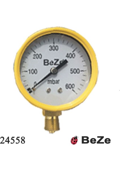 Manometre 0-600 Mbar