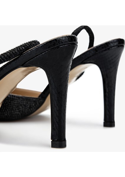 Kadın Siyah Topuklu Ayakkabı 1073 1430 Bn Ayk Y25 Sıyah indirimleri
