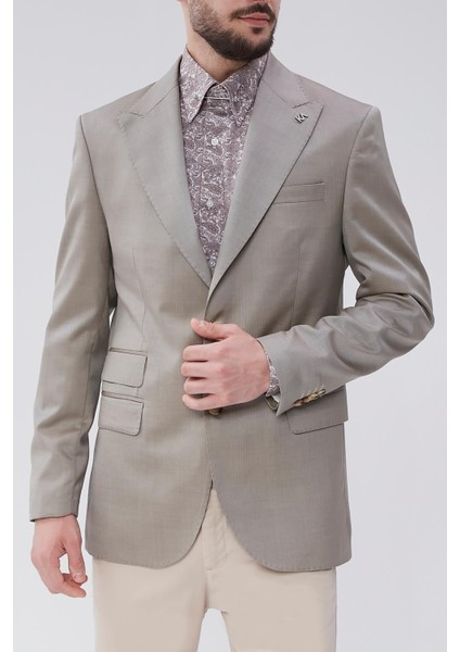 Slim Fit Erkek CEKET-KAV5022W