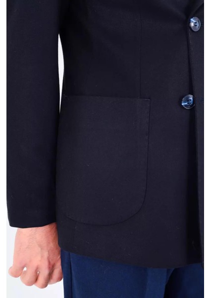 Modern Slim Fit Dar Kesim Kruvaze Erkek Viskon CEKET-KAV5251W fırsatları