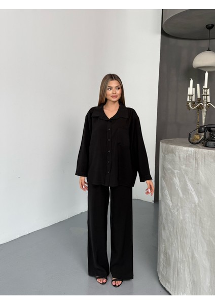 Kadın Oversize Modal Gömlek Pantolon Takım fiyatları