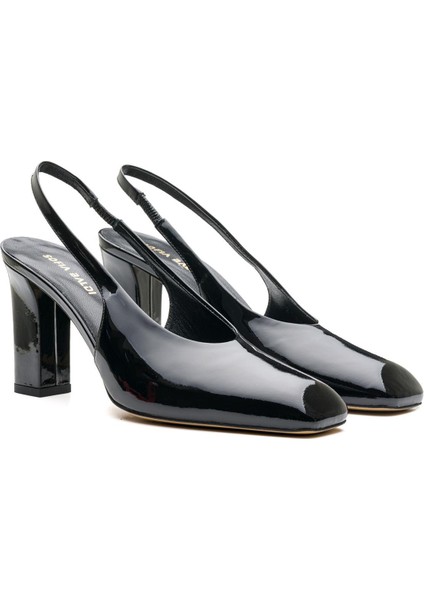 Aclen Siyah Rugan Kadın Kalın Topuk fiyatları