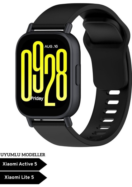 Xiaomi Redmi Watch5 Active/lite Kordon Akıllı Saat Bileklik Kordonu Yumuşak Silikon Kayış