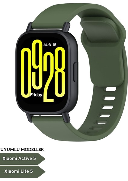 Xiaomi Redmi Watch5 Active/lite Kordon Akıllı Saat Bileklik Kordonu Yumuşak Silikon Kayış