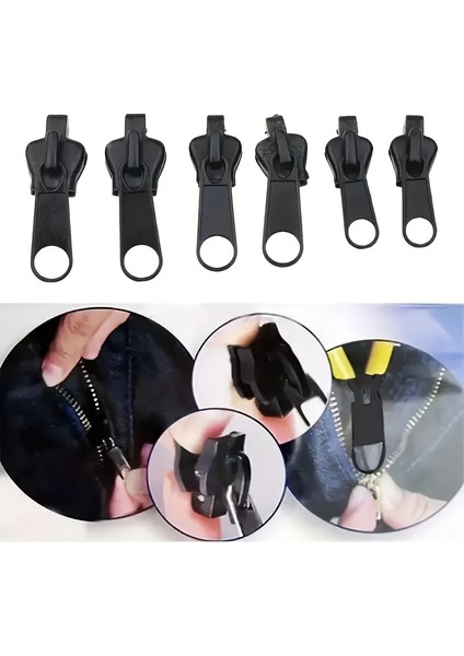 Fermuar Tamir Seti 3 Adet Tamir 6 Adet Yedek Fermuar (6 Adet Fermuar Ipi Hediyeli) fırsatları