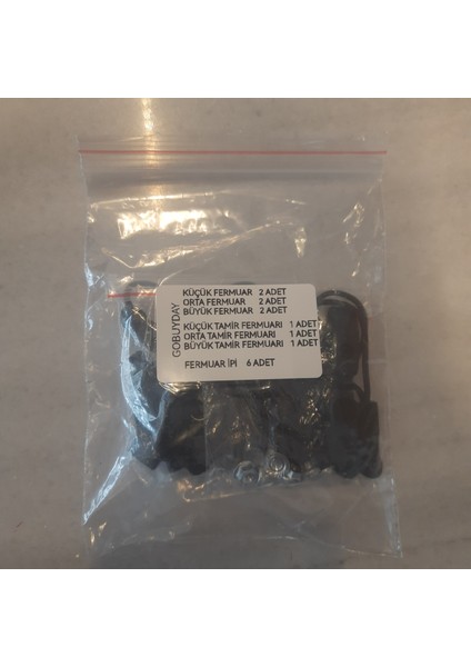 Fermuar Tamir Seti 3 Adet Tamir 6 Adet Yedek Fermuar (6 Adet Fermuar Ipi Hediyeli) indirimleri