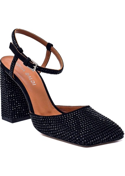 Ronato Siyah Süet Kadın Kalın Topuk fiyatları