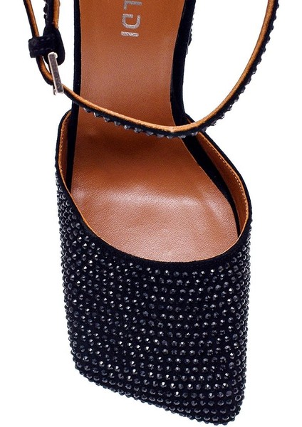 Ronato Siyah Süet Kadın Kalın Topuk fırsatları