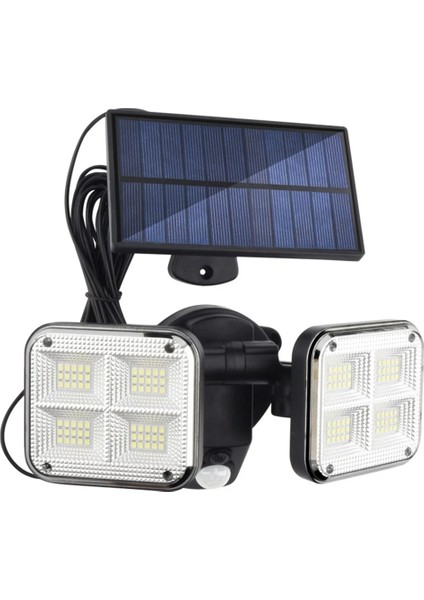 120 LED Güneş Enerjili Solar Lamba 20W – Su Geçirmez, Şarjlı, Hareket Sensörlü Dış Mekan Aydınlatma
