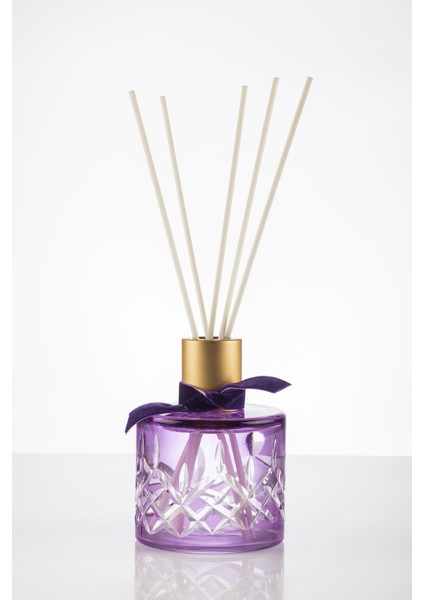 200 ml Mor Kesme Cam Lavanta Oda Kokusu