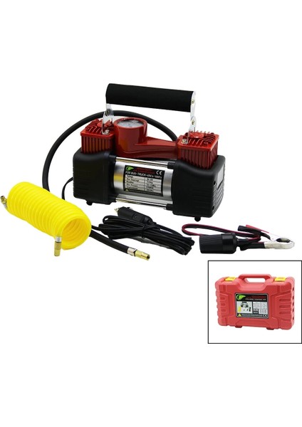 Oto - Araç - Kamyon - 4X4HAVA Kompresörü DC/12V - 15AMP - 150PSI - 60L/MINPLS.ÇANTALI KA-842 (4887)