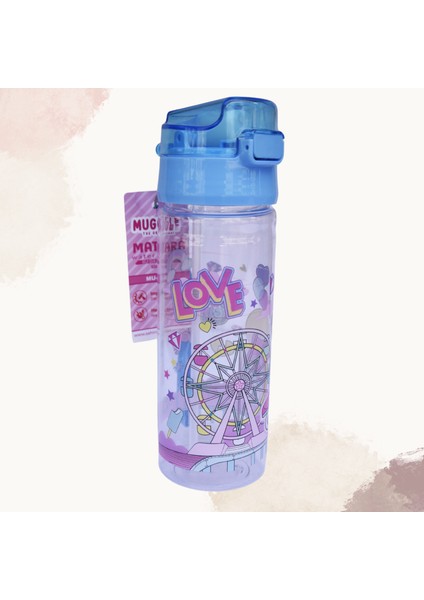 Pipetli Lisanslı Matara Suluk 550 ml