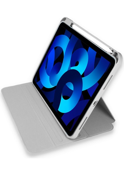 Apple Ipad 10.2 8. ve 9. Nesil 2020/2021 Kılıf Kalemlikli 360 Dönebilen Standlı Şeffaf Tablet Kılıfı fiyatları