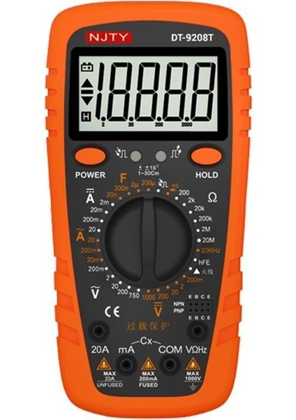 El Tipi Multimetre Dijital Ölçü Aleti PM-6241