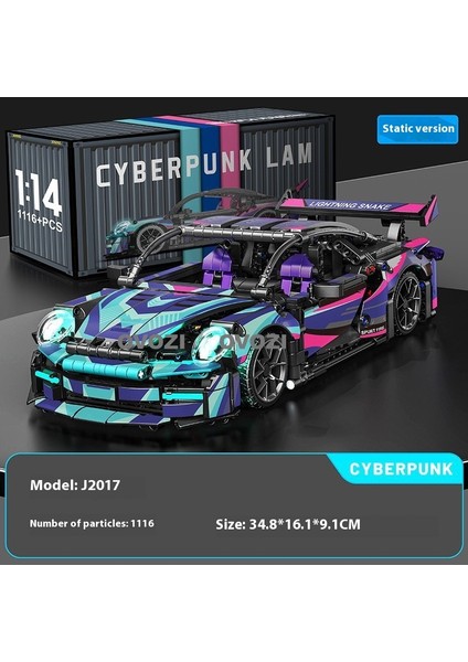 Spor Araba Yarış Arabası Yapı Taşları Eğitici Oyuncaklar (Yurt Dışından)