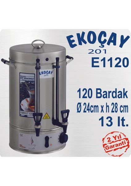 Makinası 120 Bardak 13 Lt