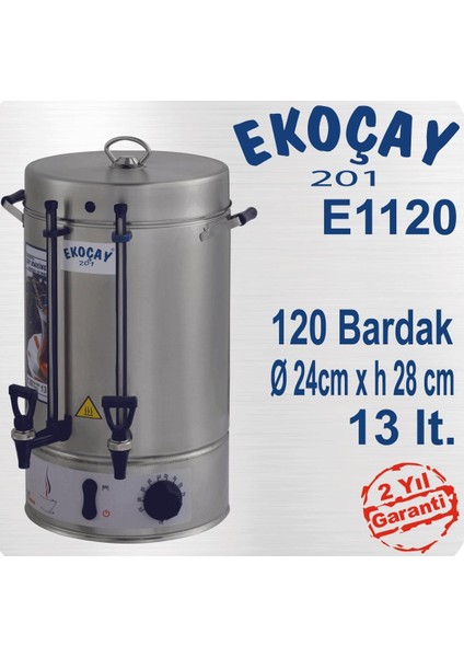 Makinası 120 Bardak 13 Lt