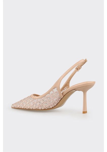 Naturel Kadın Topuklu Ayakkabı modelleri