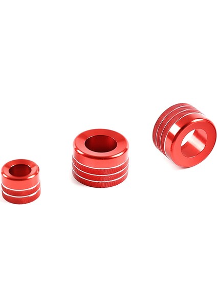 Kırmızı Klima Düğmesi Ses Seviyesi Ayarlama Düğmesi Trim Kapağı (Yurt Dışından)