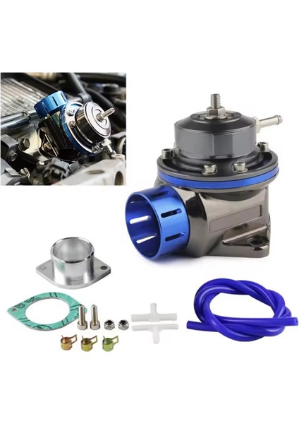 Turbo Emniyet Vanası Kiti Intercooler Atık Kapısı Egzoz Vanası Siyah (Yurt Dışından)