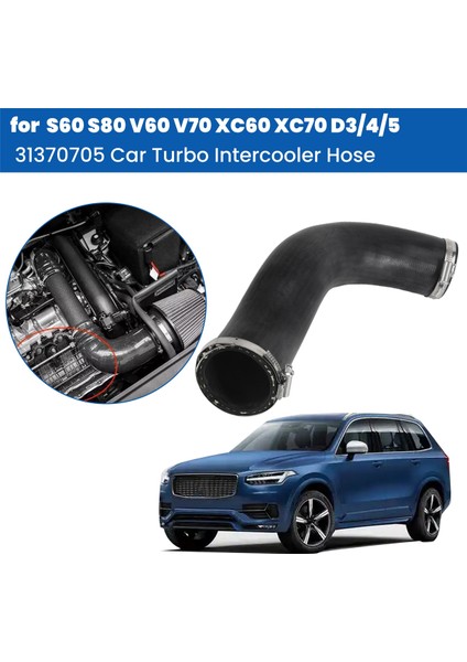 31370705 S60 S80 Için Araba Turbo Ara Soğutucu Hortumu (Yurt Dışından) fırsatları