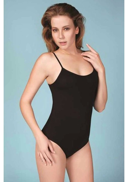 Kadın Kancalı Çıtçıtlı Body Ip Askı Siyah 2082B fiyatları