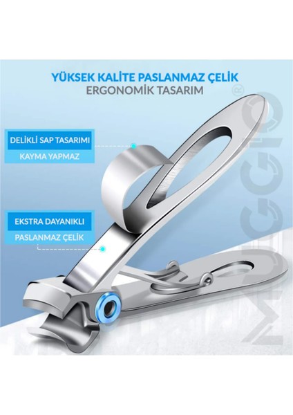 Geniş Ağızlı Premium Tırnak Makası Ultra Büyük (Kalın,sert ve Mantarlı Tırnaklar Için) fiyatları