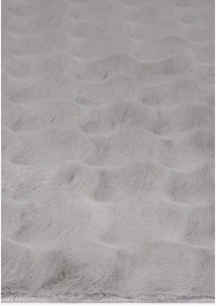 Enti Nice 9302 Gri Yıkanabilir Kabartmalı Yumuşak Halı Kaymaz Suni Kürk Post Peluş modelleri