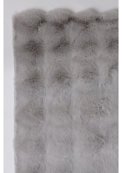 Enti Nice 9302 Gri Yıkanabilir Kabartmalı Yumuşak Halı Kaymaz Suni Kürk Post Peluş indirimleri