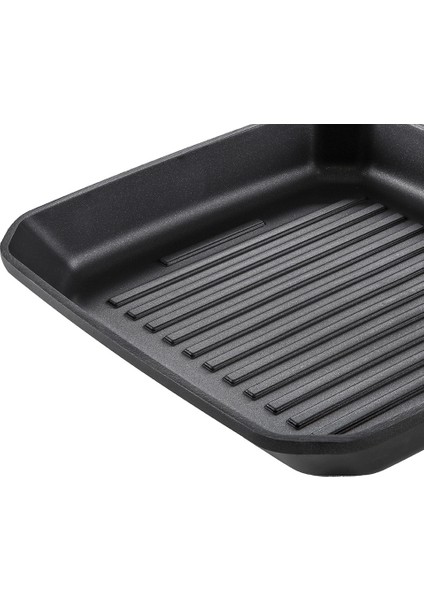Royal Elite Siyah 26 cm Alüminyum Döküm Grill Tava