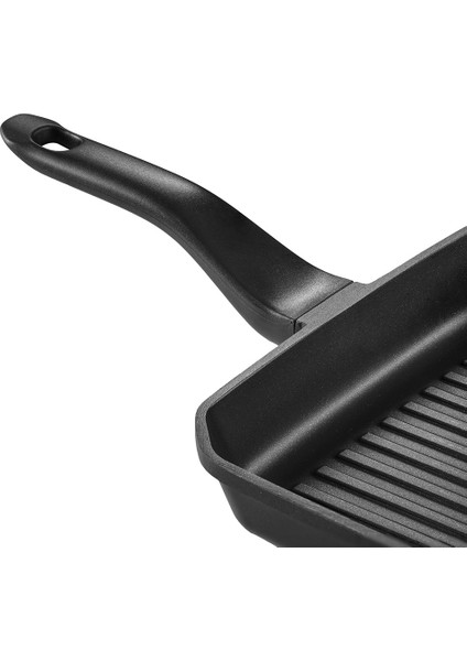Royal Elite Siyah 26 cm Alüminyum Döküm Grill Tava