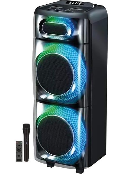 100W 6000 Mah Mikrofon ve Kumandalı 85CM Bluetooth Hoparlör BTS-280