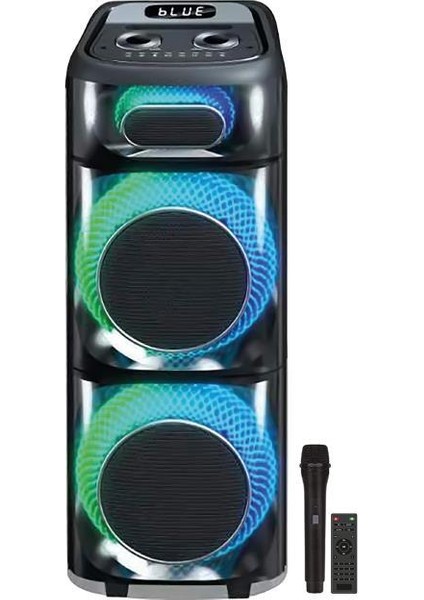 100W 6000 Mah Mikrofon ve Kumandalı 85CM Bluetooth Hoparlör BTS-280