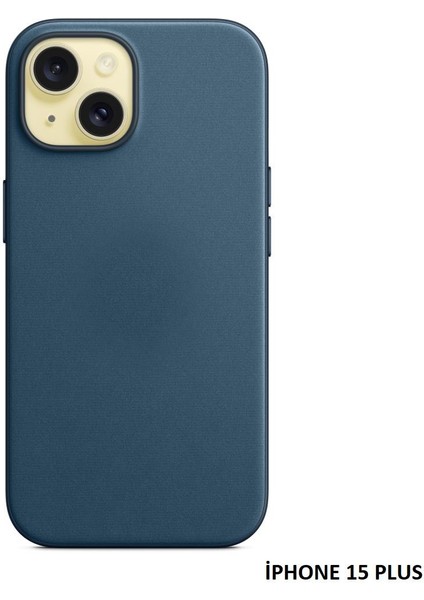 iPhone 15 Plus Için Magsafe Özellikli Mikro Dokuma Kılıf modelleri